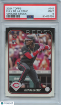 Elly De La Cruz 2024 Topps Vintage Stock Rookie RC Cincinnati Reds 62/99 PSA 9