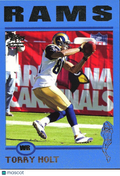 Torry Holt 2004 Topps Signature Editon BLUE St. Louis Rams 14/50 #47