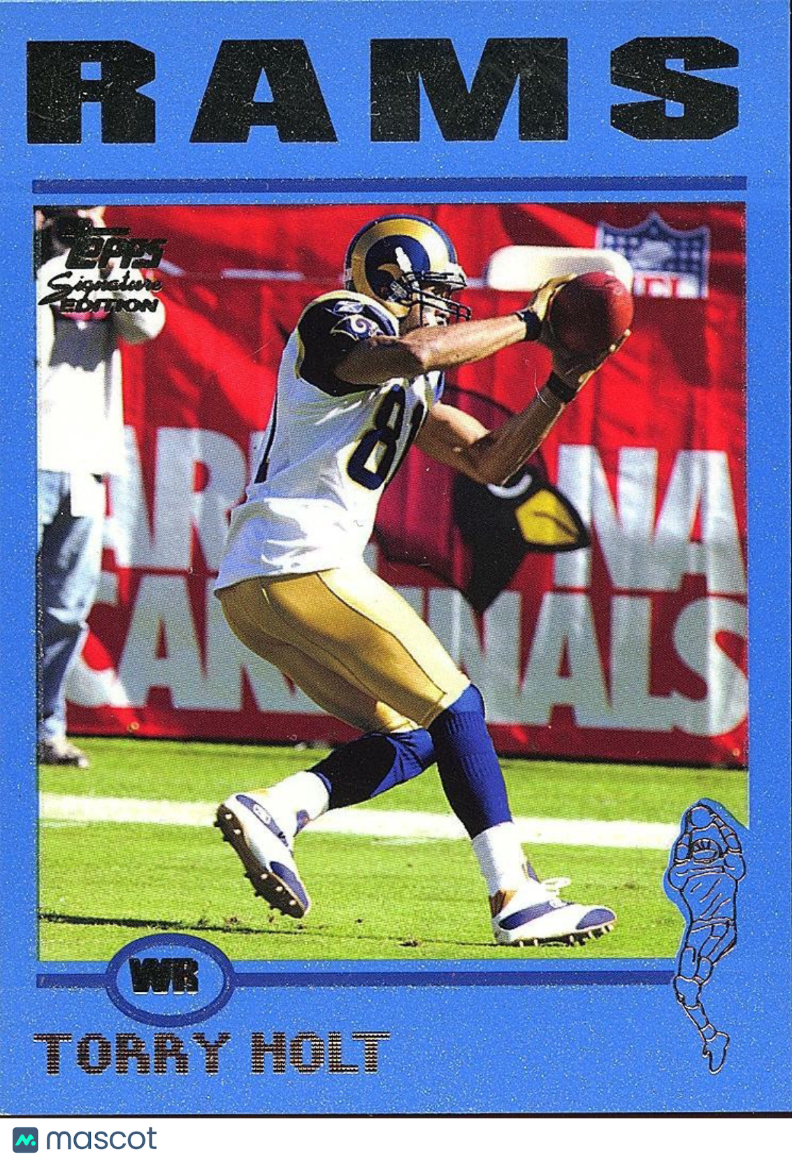 Torry Holt 2004 Topps Signature Editon BLUE St. Louis Rams 14/50 #47