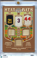 Roberto Clemente / Harmon Killebrew / Hank Aaron 2025 Lumber Game Used Bat 6/12