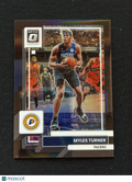 Myles Turner 2022-23 Optic BLACK Prizm Indiana Pacers Texas Longhorns 1/1 #89