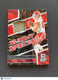 Travis Kelce 2024 Spectra Spectacle Jersey Patch Kansas City Chiefs 16/75