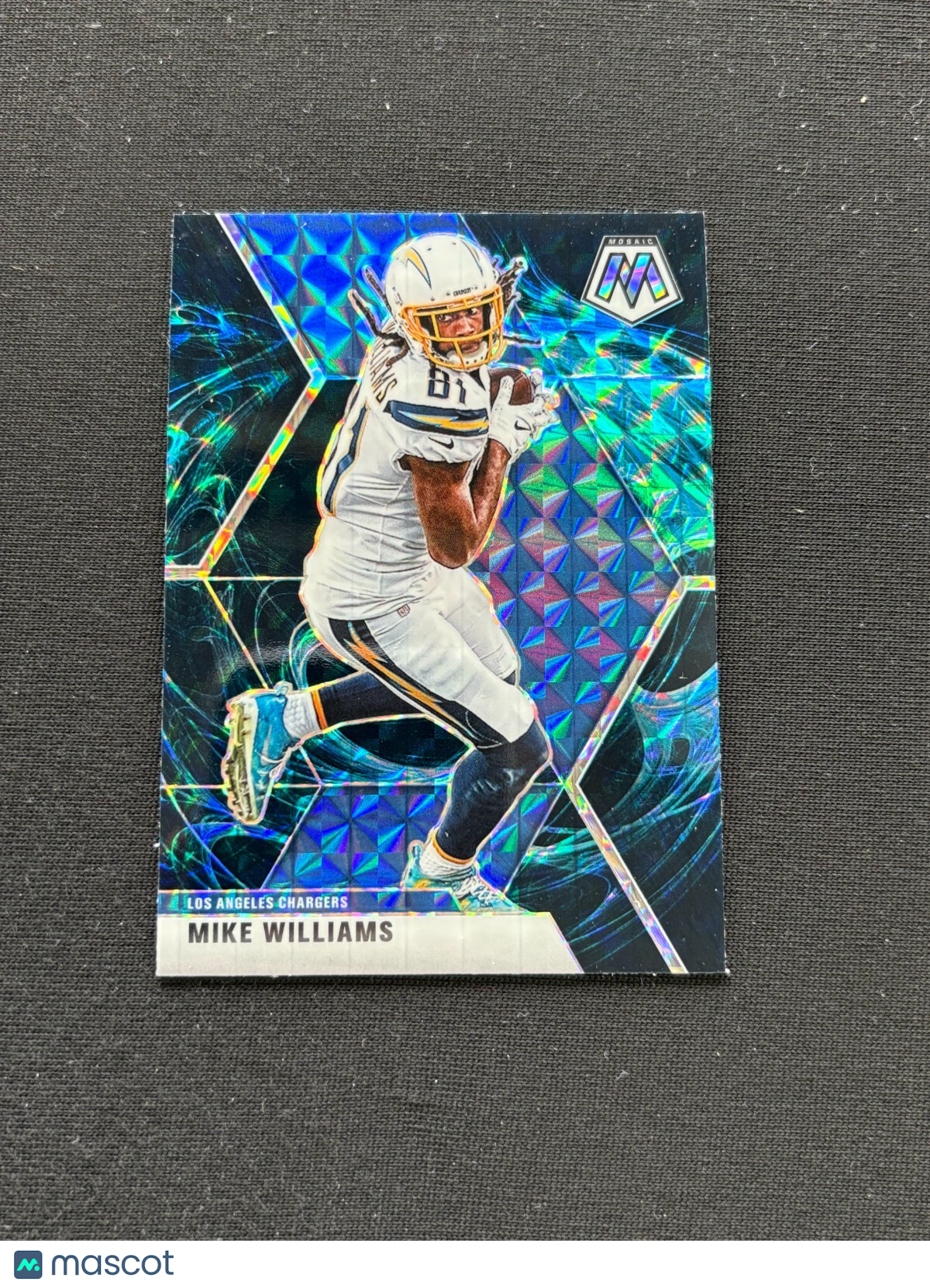 Mike Williams 2020 Mosaic Genesis Prizm SSP Shortprint Los Angeles Chargers #114