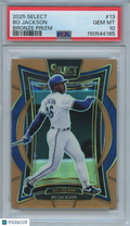 Bo Jackson 2025 Select Bronze Prizm Kansas City Royals 99/125 PSA 10