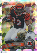 Cedric Benson 2011 Topps Chrome Crystal Atomic Refractor Bengals 66/139