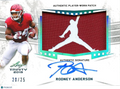 Rodney Anderson 2019 Leaf Trinity Auto Autograph Jordan LOGO Patch Sooners 20/25
