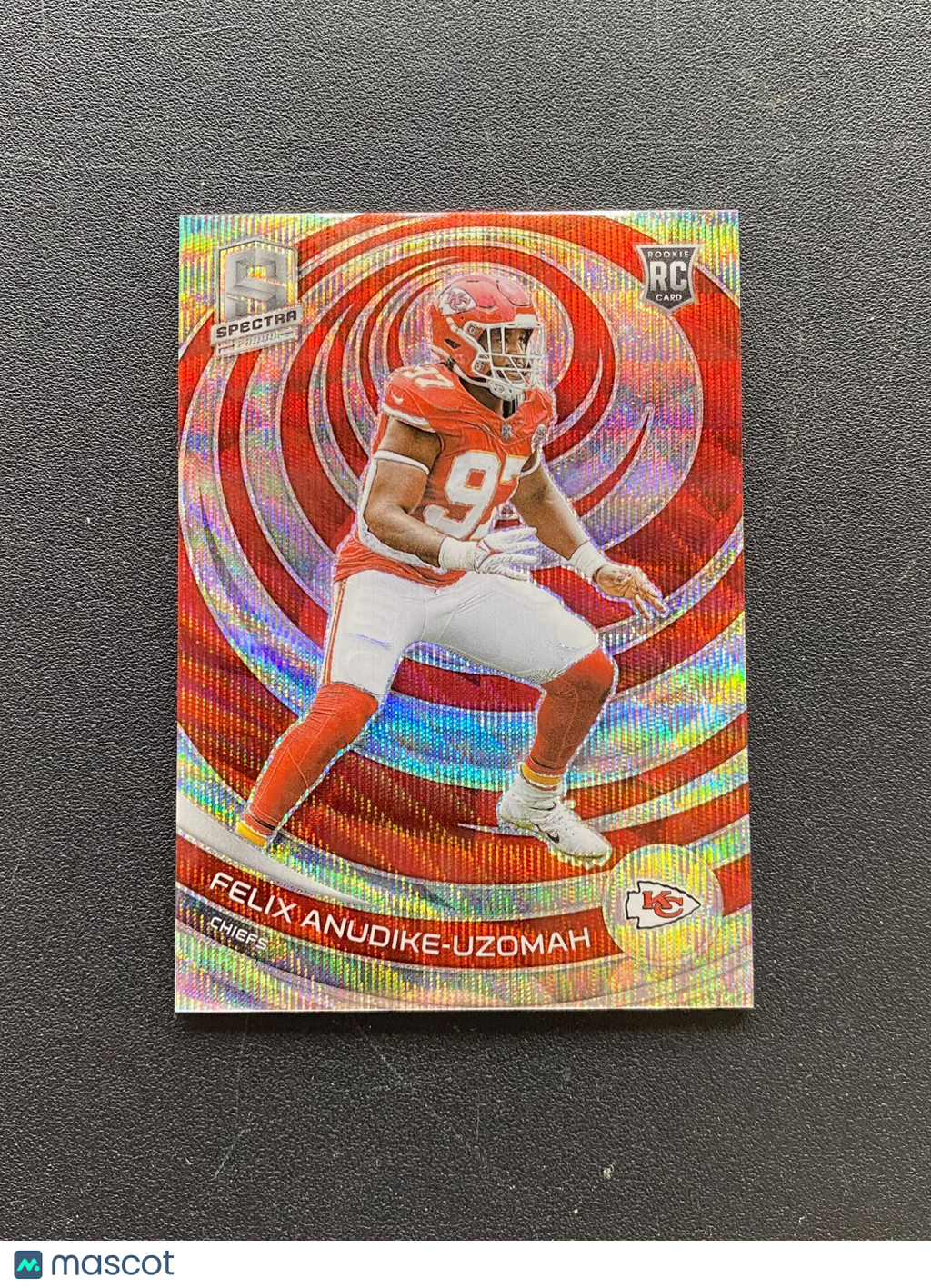 Felix Anudike-Uzomah 2023 Spectra Rookie RC SSP Kansas City Chiefs 4/11