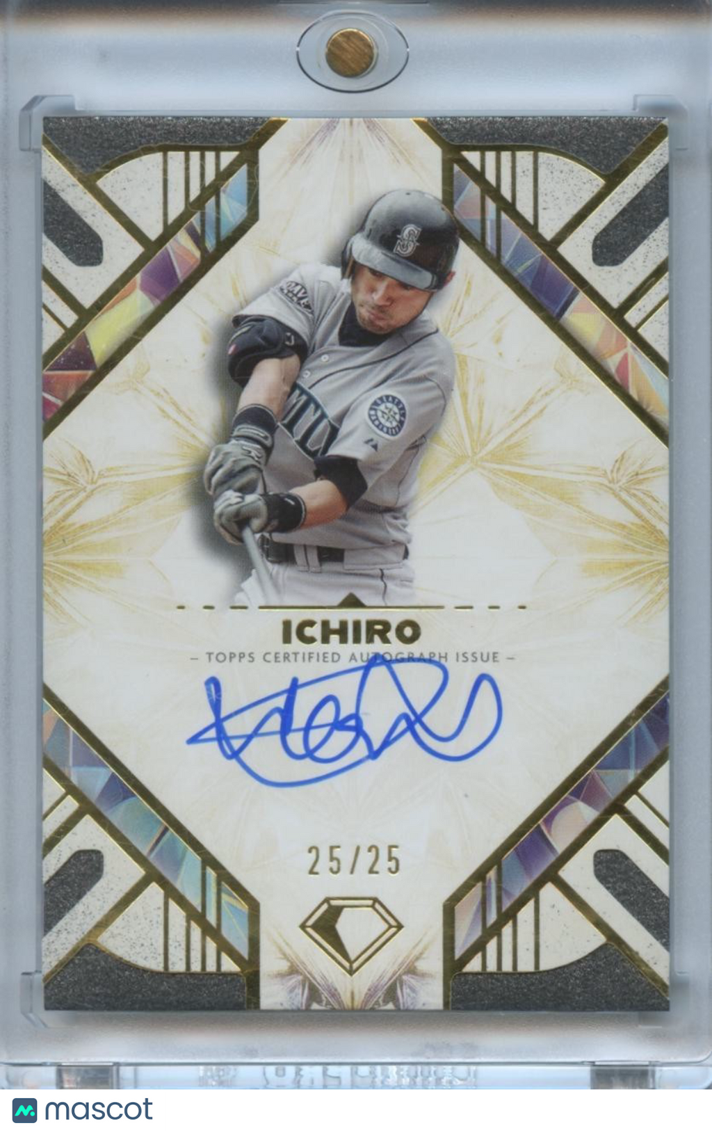 Ichiro 2025 Diamond Icons On Card Auto Autograph Seattle Mariners 25/25