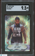 Jey Uso 2021 Topps Foilboard SSP WWE Wrestling #149 SGC 9.5