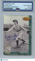 Nickie Fox 1994 Women of Baseball On Card Auto Autograph PSA DNA
