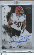 Chase Brown 2025 Black Smoke Show On Card Auto Autograph Bengals 23/50