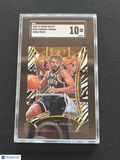 Cameron Thomas 2023-24 Select Mezzanine Zebra Prizm SSP CASE HIT Nets SGC 10