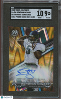 Donovan Mcnabb 2023 Topps Resurgence GOLD Auto Autograph Eagles 12/50 SGC 9