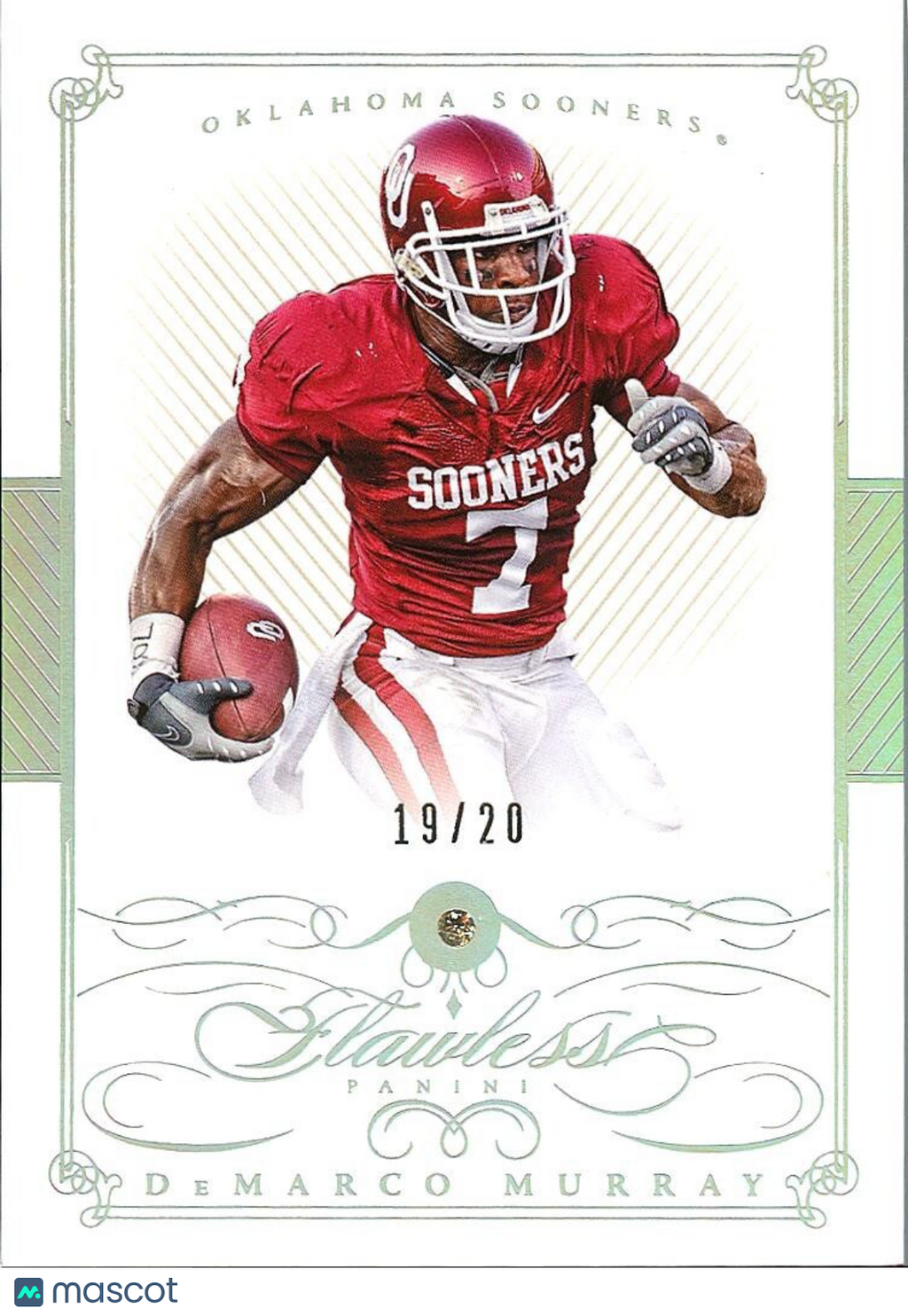Demarco Murray 2015 Flawless Diamond Gem Oklahoma Sooners 19/20 #43