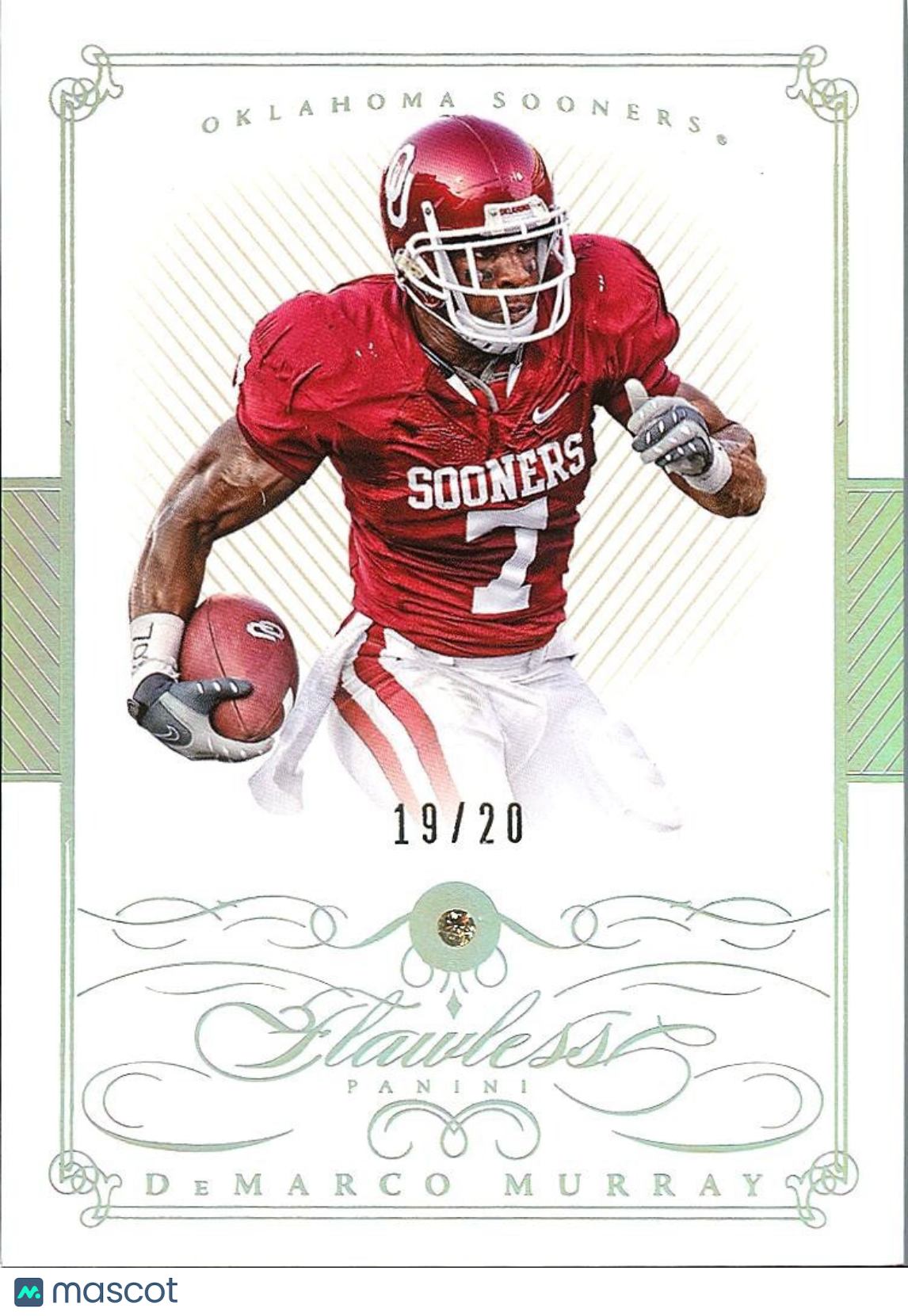 Demarco Murray 2015 Flawless Diamond Gem Oklahoma Sooners 19/20 #43
