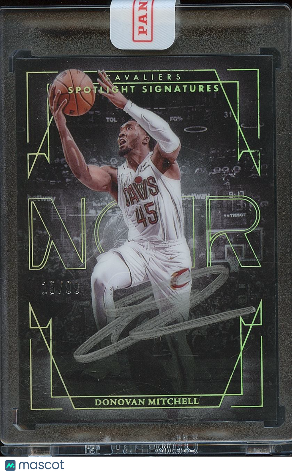 Donovan Mitchell 2024-25 NOIR Spotlight Auto Autograph Cavaliers 15/99