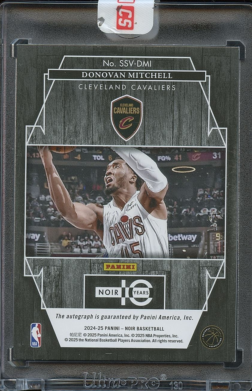 Donovan Mitchell 2024-25 NOIR Spotlight Auto Autograph Cavaliers 15/99