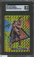 Scoot Henderson 2023-24 Topps Finest GOLD Refractor SSP RC Blazers 11/20 SGC 8