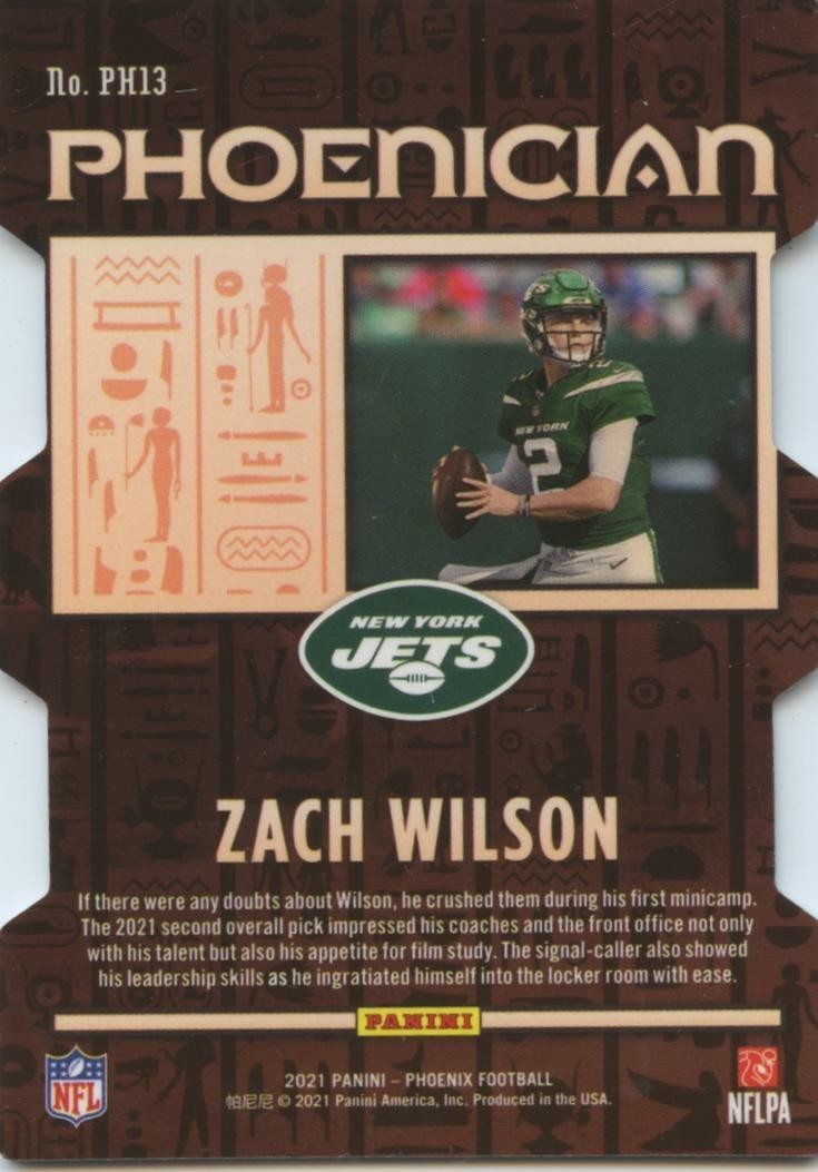 Zach Wilson 2021 Phoenix Phoenician SSP CASE HIT Rookie RC New York Jets