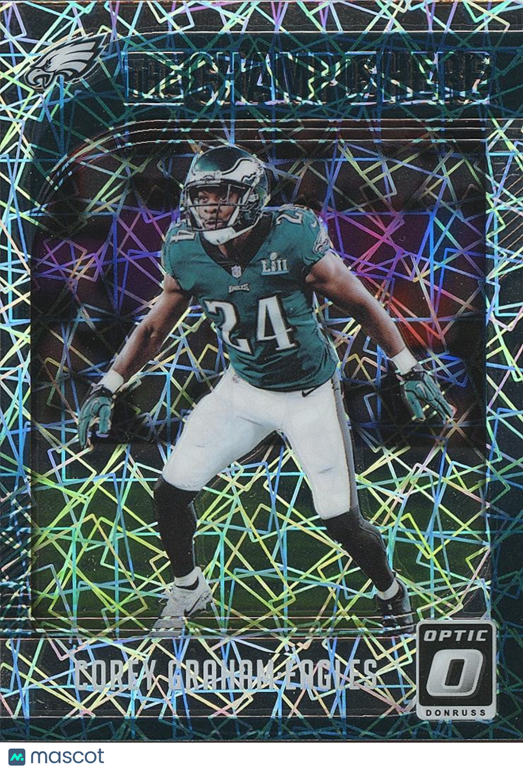 Corey Graham 2018 Optic The Champ Is Here SSP Velocity Lazer Philadelphia Eagles