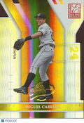 Miguel Cabrera 2004 Donruss Elite World Series GOLD Status SSP Florida Marlins