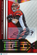 Carson Palmer 2010 EPIX Red Auto Autograph SSP Cincinnati Bengals 1/10
