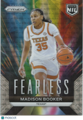 Madison Booker 2025 Prizm NIL Silver Vinyl Prizm SSP  Texas Longhorns 13/25