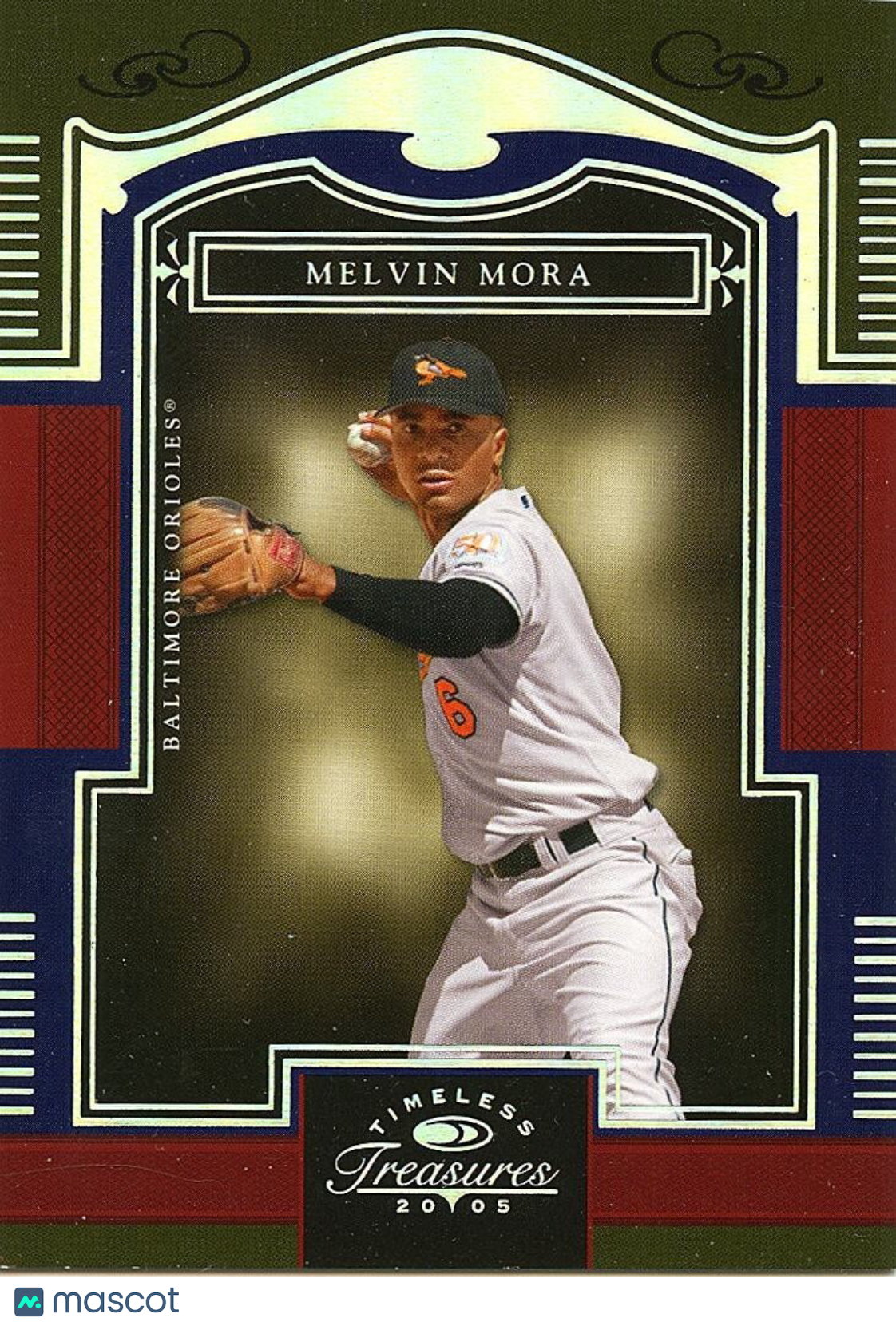 Melvin Mora 2005 Donruss Timeless Treasures SILVER Baltimore Orioles 42/50