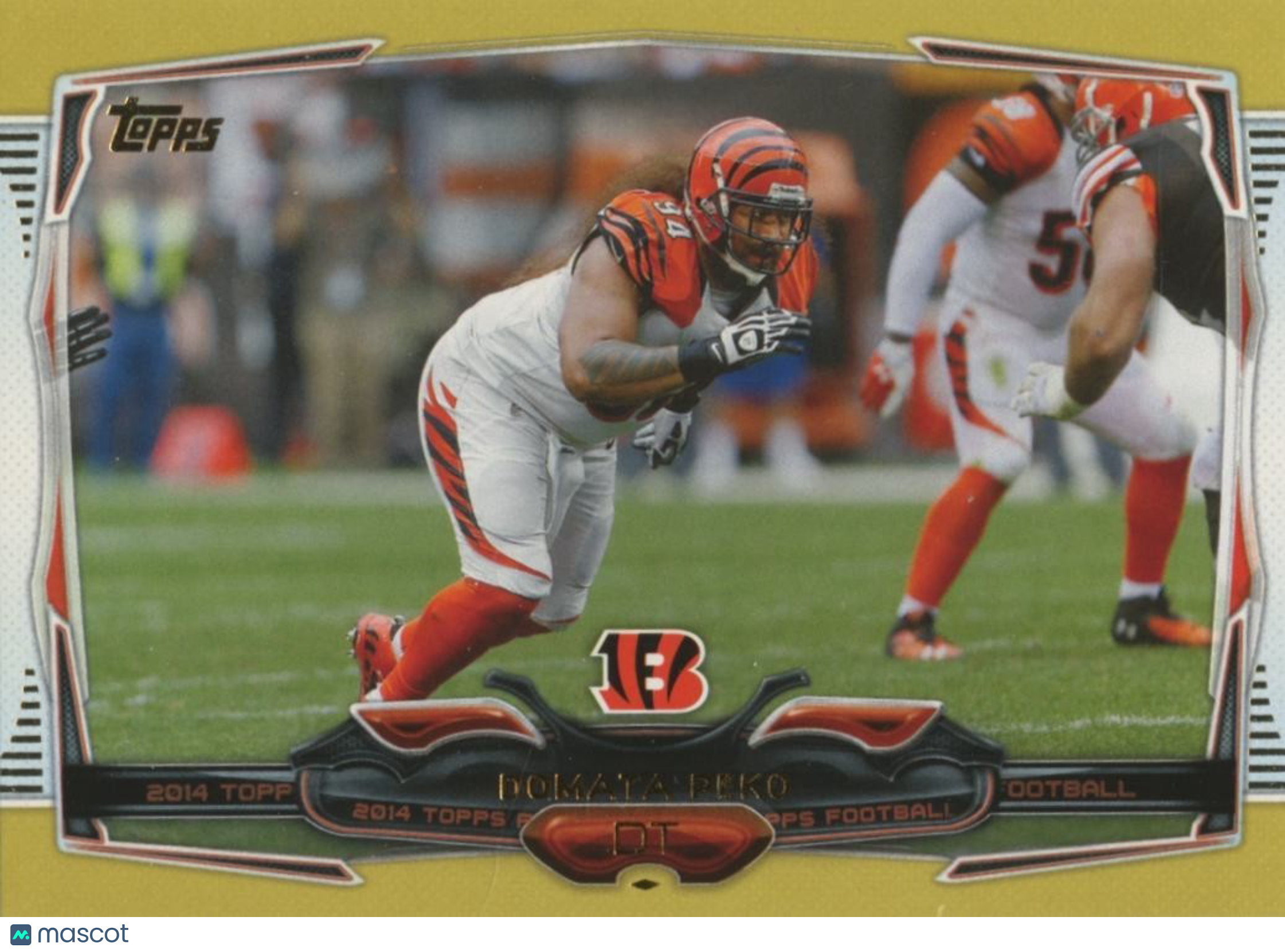 Domata Peko 2014 Topps GOLD Rookie RC Cincinnati Bengals 1441/2014 #46
