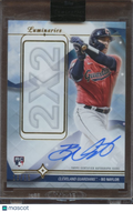 Bo Naylor 2023 Topps Luminaries Auto Autograph RC Cleveland Guardians 13/15