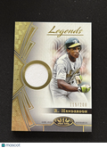 Rickey Henderson 2023 Tier One Game Worn Jersey Patch Athletics 115/200