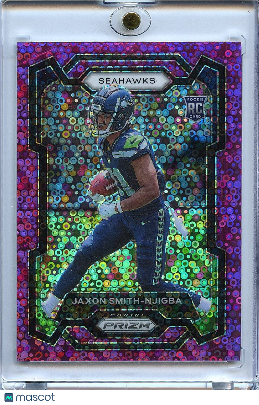 Jaxon Smith-Njigba 2023 Prizm No Huddle Purple Disco Prizm Rookie  Seahawks /35