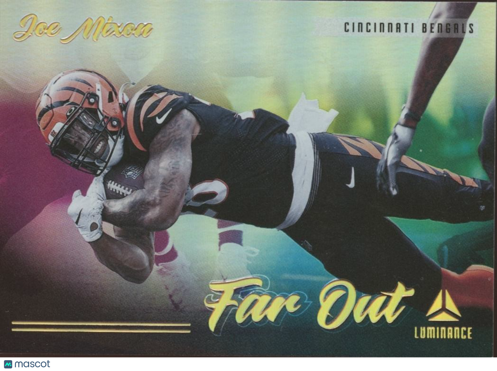 Joe Mixon 2022 Luminance Far Out SSP CASE HIT Cincinnati Bengals