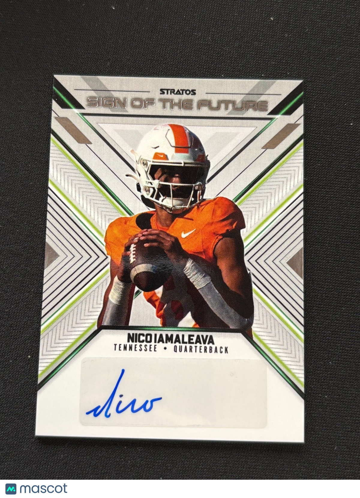 Nico Iamaleava 2024 Pulse Stratos Auto Autograph RC Tennessee Vols 18/20