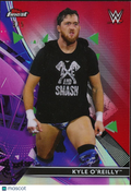 Kyle O'Reilly 2021 Topps Finest RED Refractor SSP WWE Wrestling #90 3/5