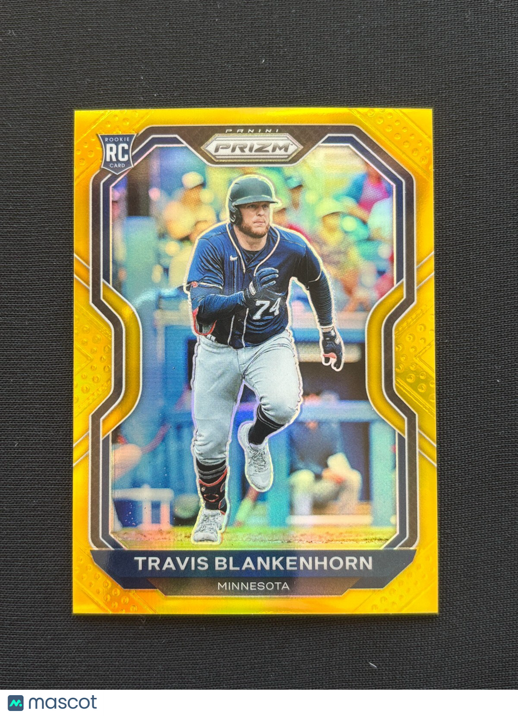 Travis Blankenhorn 2021 Prizm GOLD Prizm ROokie RC Minnesota Twins 5/10