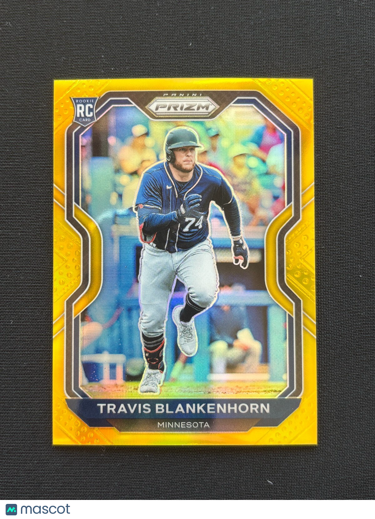 Travis Blankenhorn 2021 Prizm GOLD Prizm ROokie RC Minnesota Twins 5/10