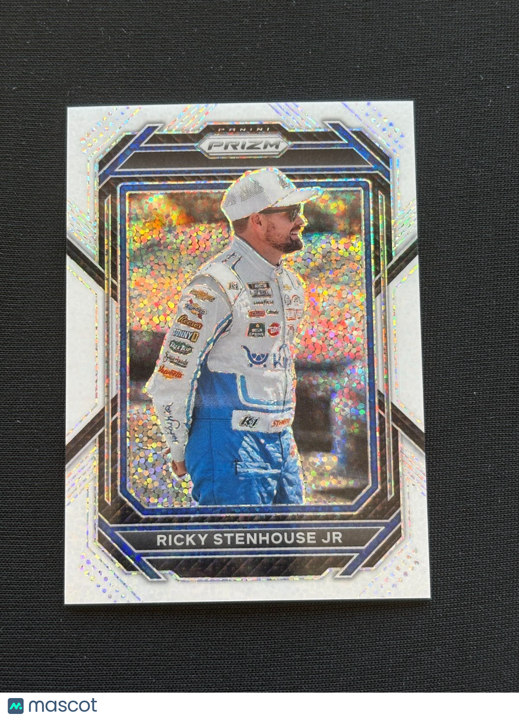 Ricky Stenhouse Jr 2023 Prizm White Sparkle Shortprint SSP NASCAR #19