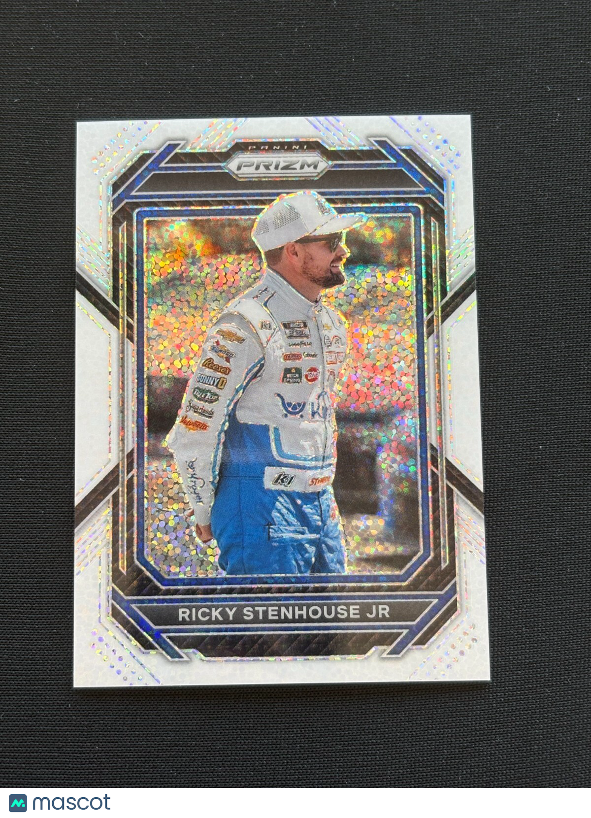 Ricky Stenhouse Jr 2023 Prizm White Sparkle Shortprint SSP NASCAR #19