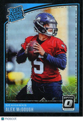 Alex Mcgough 2018 Optic Rated Rookie Black Velocity Prizm Seattle Seahawks 12/25