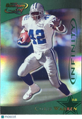 Chris Warren 2000 Quantum Leaf Infinity Green Dallas Cowboys 76/100 #74