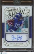 Justin Jefferson 2022 Panini One Show Auto Autograph Minnesota Vikings 22/49