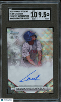 Ceddanne Rafaela 2023 Bowman Sterling Auto Autograph Red Sox 88/125 SGC 9.5