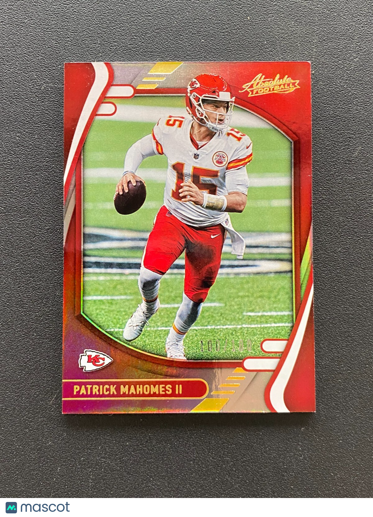 Patrick Mahomes II 2021 Absolute Red Spectrum Kansas City Chiefs 100/100 #1