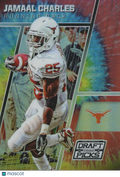 Jamaal Charles 2016 Prizm Draft Tie-Dye Prizm Texas Longhorns Chiefs 14/49