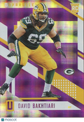 David Bakhtiari 2017 Unparalleled Purple Plaid Rookie RC Green Bay Packers 17/99