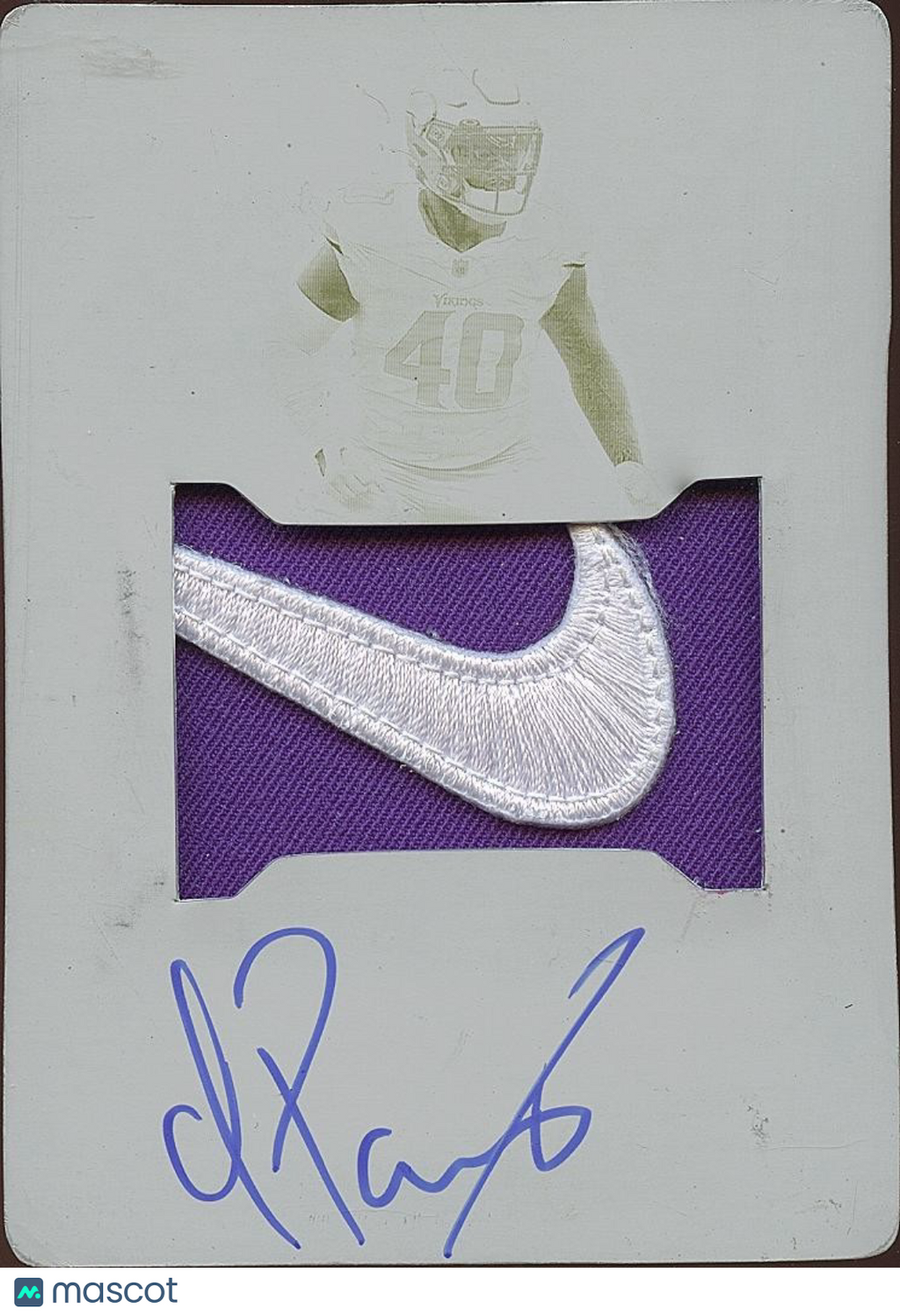 Ivan Pace Jr. 2023 National Treasures Auto Autograph Nike Swoosh RC Vikings 1/1