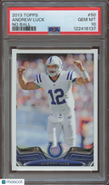 Andrew Luck 2013 Topps No Ball Photo Variation SSP Indianapolis Colts PSA 10