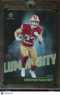 Christian Mccaffrey 2024 Luminance Luminosity SSP CASE HIT San Francisco 49ers
