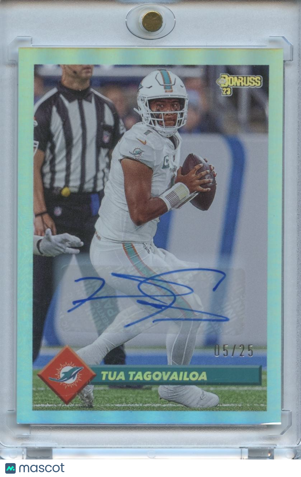 Tua Tagovailoa 2023 Donruss '93 Retro Auto Autograph Miami Dolphins 5/25